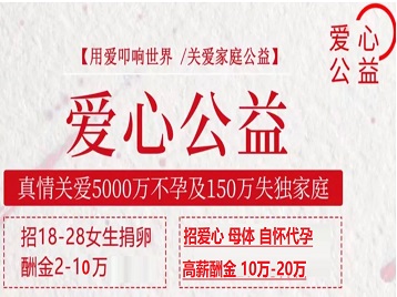 柳北捐卵助孕生子 爱心志愿者招募